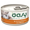 Oasy Wet Cat Mousse Manzo 85 gr - 2 lattine