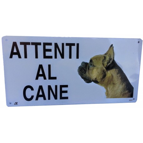 Cartella metallo Attenti Al Cane Boxer