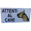 Cartella metallo Attenti Al Cane Boxer