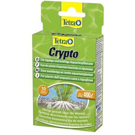 Tetra Crypto 10 Compresse Fertilizzante radici per Piante Acquario
