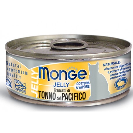 Monge Trancetti di Tonno del Pacifico in gelatina per gatto gr 80