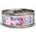 Monge Delicate Pezzetti di Pollo con Prosciutto per gatto gr 80