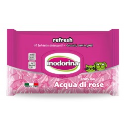 Inodorina Refresh Salviette Igieniche Acqua di Rose 40 pz