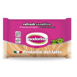 Inodorina Refresh Sensitive Salviette Igieniche con Proteine del Latte 40 pz