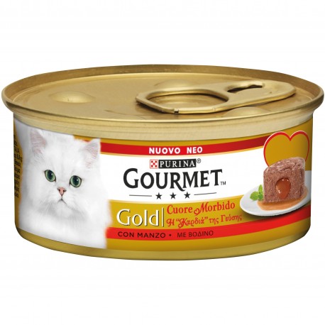 Gourmet Gold Cuore Morbido con Manzo 85 gr