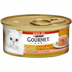 Gourmet Gold Cuore Morbido con Salmone 85 gr