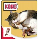 Kong Refillables Feather Mouse NM42 Gioco Topo con Piume ed Erba Gatto