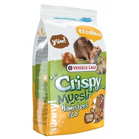 Versele Laga Crispy Muesli Hamsters & Co Miscela per Criceti 1Kg