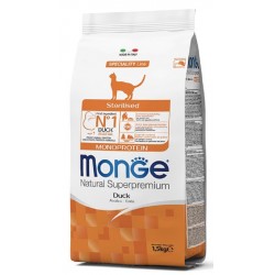Monge Gatto Sterilizzato Monoproteico con Anatra 1,5 Kg