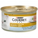 Gourmet Gold Mousse 85 gr con Pesce Dell'Oceano Cibo per Gatti