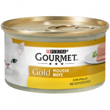 Gourmet Gold Mousse con Pollo 85 gr Cibo Umido per Gatti