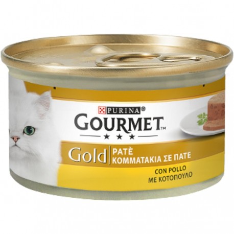 Gourmet Gold Patè con Pollo Cibo in Scatoletta per Gatti