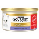 Gourmet Gold Tortini con Agnello e Fagiolini Cibo Umido per Gatti