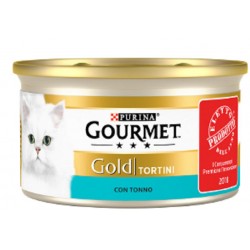 Gourmet Gold Tortini con Tonno Cibo Umido per Gatti