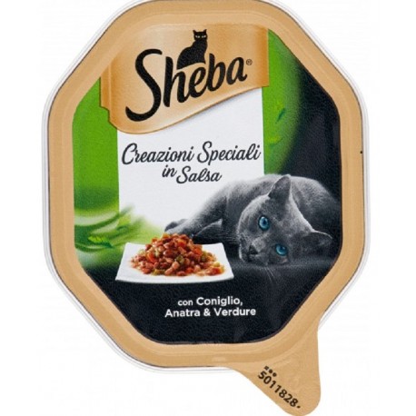 Sheba Creazioni Speciali In Salsa Coniglio, Anatra e Verdure 85 gr
