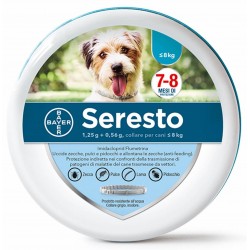 Bayer Seresto Fino a 8 kg Collare Antiparassitario per Cani