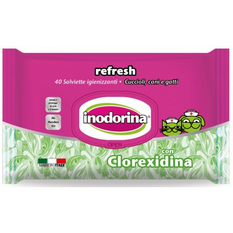 Inodorina Refresh Salviette Igieniche Clorexidina