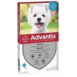 Advantix Bayer Spot On Antiparassitario per Cani 4 - 10 Kg