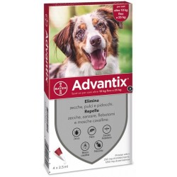 Advantix Bayer Spot On Antiparassitario per Cani 10 - 25 Kg