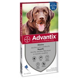 Advantix Bayer Spot On Antiparassitario per Cani 25 - 40 Kg