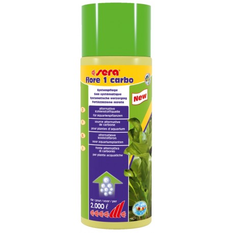 Sera Flore 1 Carbo 500 ml Fertilizzante a carbonio per piante acquario