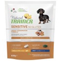 Natural Trainer Sensitive No Gluten ex Fitness 3 Adult Small & Toy con Salmone 800g