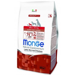 Monge Puppy & Junior Mini Agnello e Riso 800 gr Crocchette Cuccioli