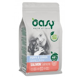 Oasy One Protein Puppy & Junior Small Mini con Salmone 800 gr Cibo per Cuccioli
