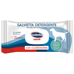 Inodorina Clorex Salviette Profumate al Muschio Bianco con Clorexidina 40 pz