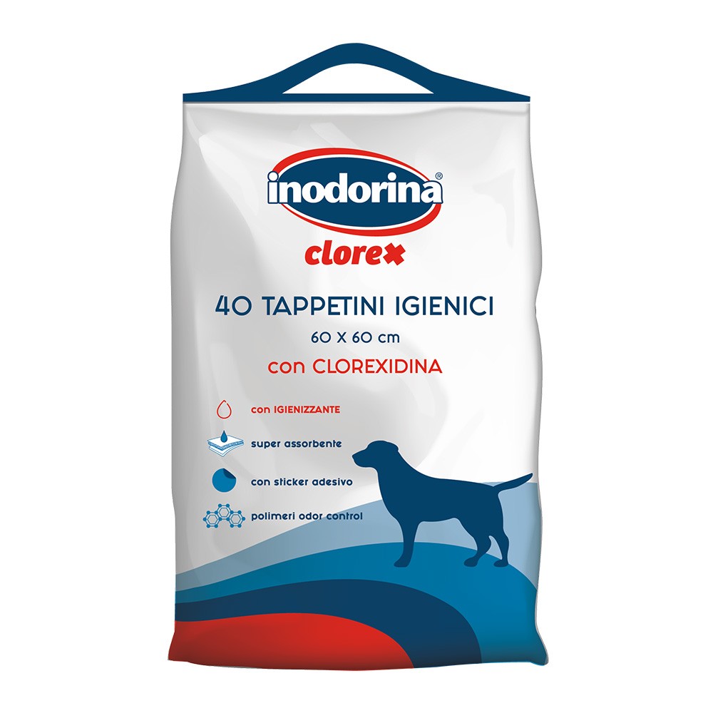 Multipack da 2 Confezioni BASIC Tappetini Igienici per Cani con Strisce  Adesive 90x60 cm
