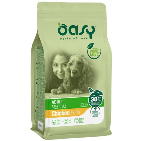Oasy Dry Dog Adult Medium 12 kg