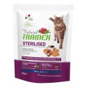 Trainer Natural Adult Sterilised con Salmone gr300 croccantini gatto
