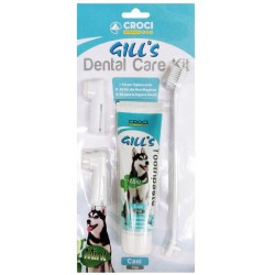 Gill's Kit Dental Care set per la pulizia dei denti del cane