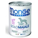 Monge Monoprotein Solo Maiale lattina 400 gr per Cane