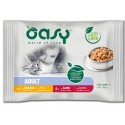 Oasy Multipack Adult Bocconcini al Pollo per Gatto 4x85 gr