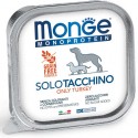 Monge Monoprotein Solo Tacchino Vaschetta 150 gr per Cane