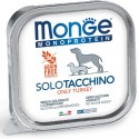 Monge Monoprotein Solo Tacchino Vaschetta 150 gr per Cane