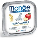 Monge Monoprotein Puppy Pollo con Mela Vaschetta 150 gr per Cuccioli
