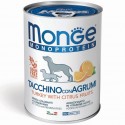 Monge Monoprotein Tacchino con Agrumi Lattina 400 gr per Cane