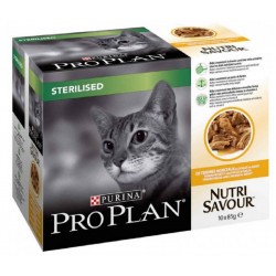 Pro Plan Sterilised con Pollo Multipack Bustine 10 x 85 gr per Gatti