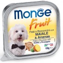 Monge Fruit Patè e Bocconcini con Maiale e Ananas 100gr per Cane