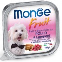 Monge Fruit Patè e Bocconcini con Pollo e Lamponi 100gr per Cane
