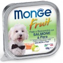 Monge Fruit Patè e Bocconcini con Salmone e Pera 100gr per Cane