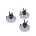 Ventose con Clip 25 mm/7 mm per Tubo Aeratore Confezione da 3 pz