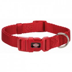 Trixie Premium Collare Rosso M-L in nylon 20 mm per Cane