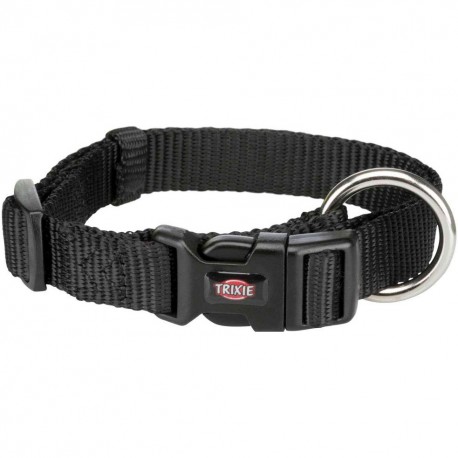 Trixie Premium Collare Nero M-L in nylon 20 mm per Cane