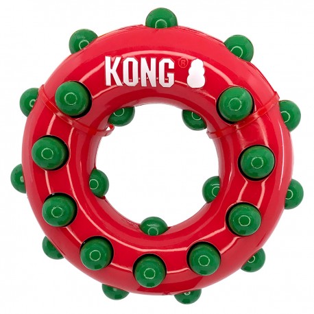 KONG Holiday Dotz Ring Small Gioco per la Masticazione