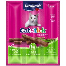 VitaKraft Cat Stick con Pollo ed Erba Gatta Snack per Gatto 18 gr