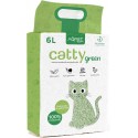 AqpetFriends Lettiera CattyGreen Sabbia per Gatti alla Soia Naturale profumazione Gelsomino 6 Litri