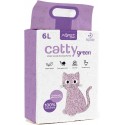 AqpetFriends Lettiera CattyGreen Sabbia per Gatti alla Soia Naturale profumazione Lavanda 6 Litri